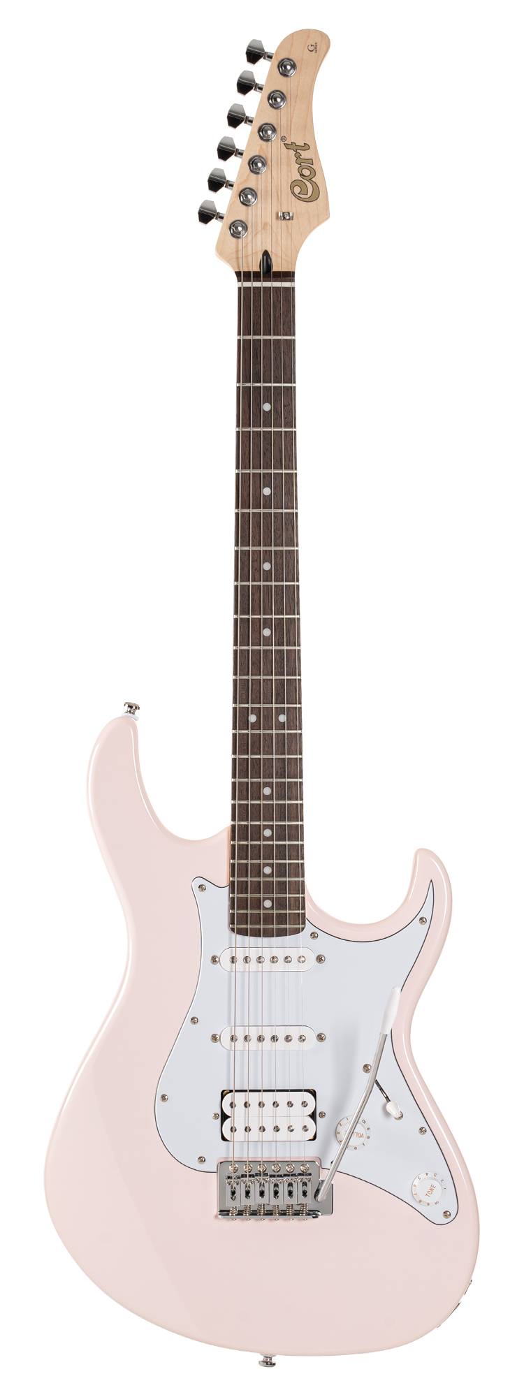 Cort G200-PPK G Series Электрогитара, розовая