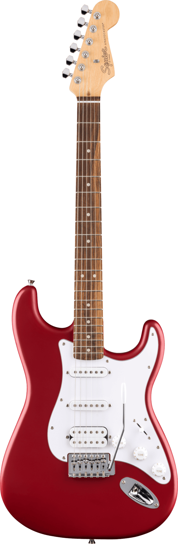 SQUIER DEBUT Stratocaster HSS LRL DKR Электрогитара