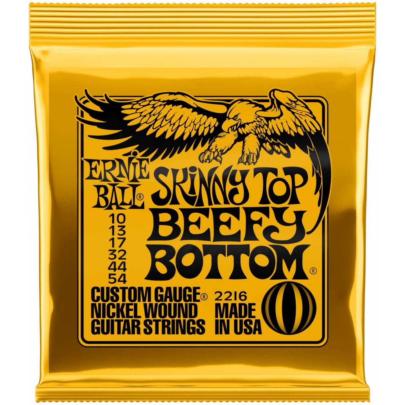 ERNIE BALL 2216 Nickel Wound Slinky Skinny Top Beefy Bottom 10-54 - Струны для электрогитары