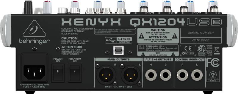 BEHRINGER QX1204USB Микшерный пульт