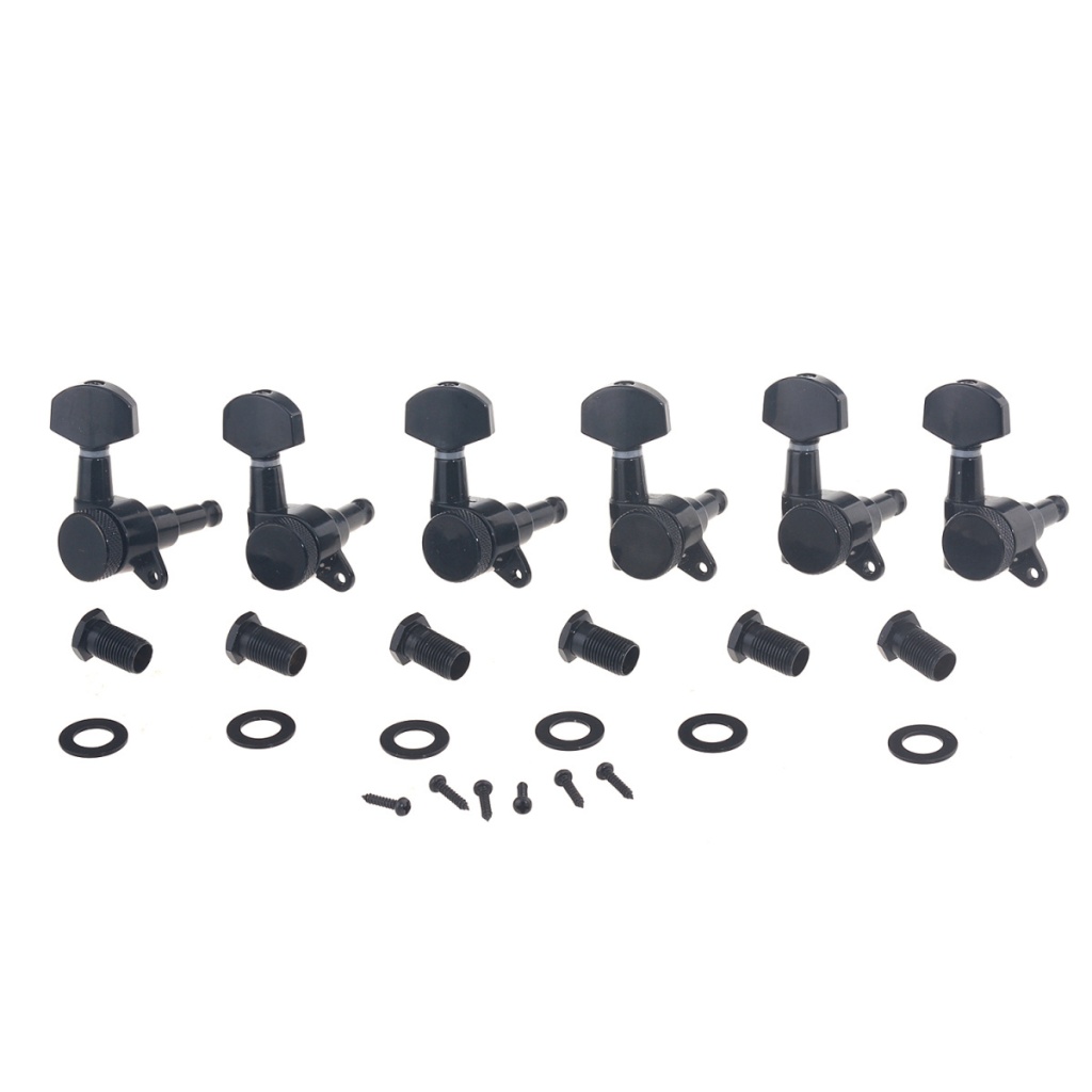 Musiclily MX1368BK-6 Колки для гитары, 6л, локовые, черные