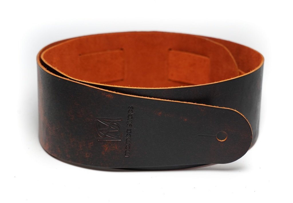 Mamba straps MB6061-129 Ремень для гитары, кожаный, рыжий лофт