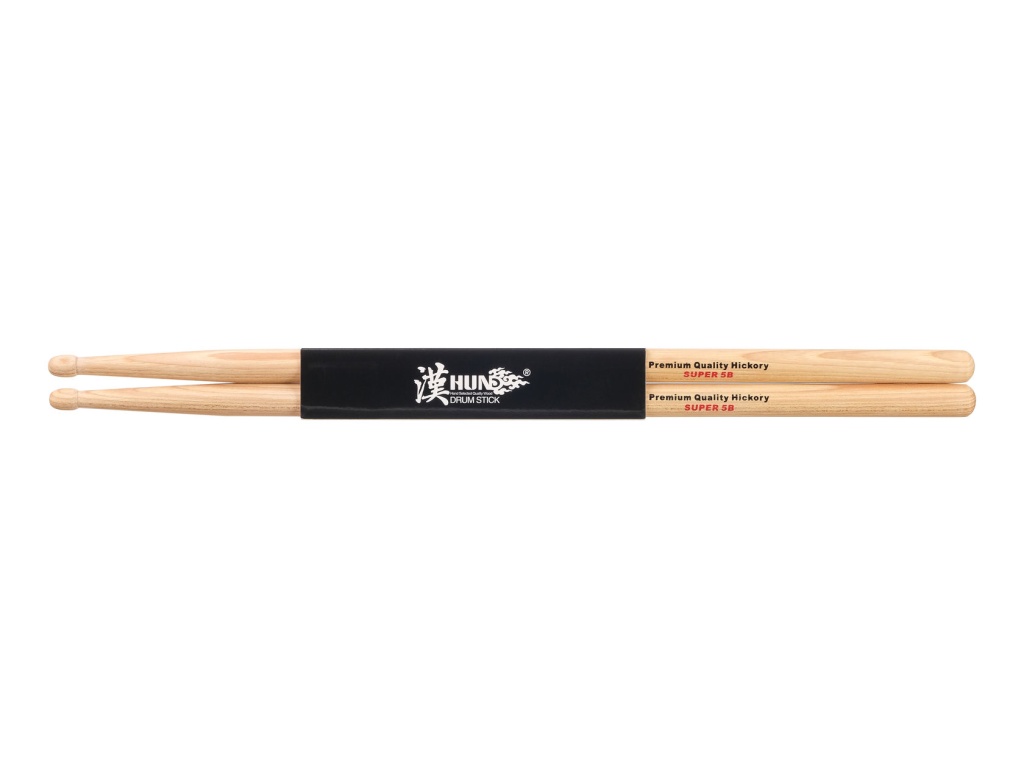 HUN 10101001024 (301004060) Natural Series Super-5B Барабанные палочки, орех гикори, дер наконечник