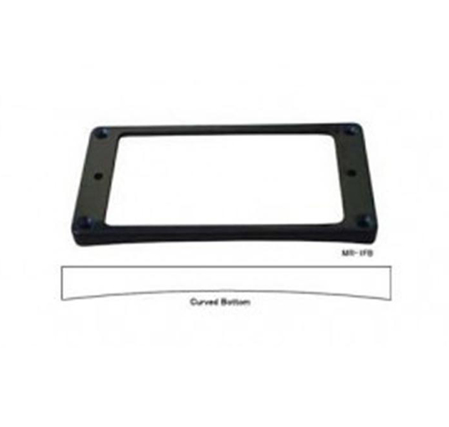Hosco MR-1FB Рамка звукоснимателя, черная, изогнутая, высота 6мм