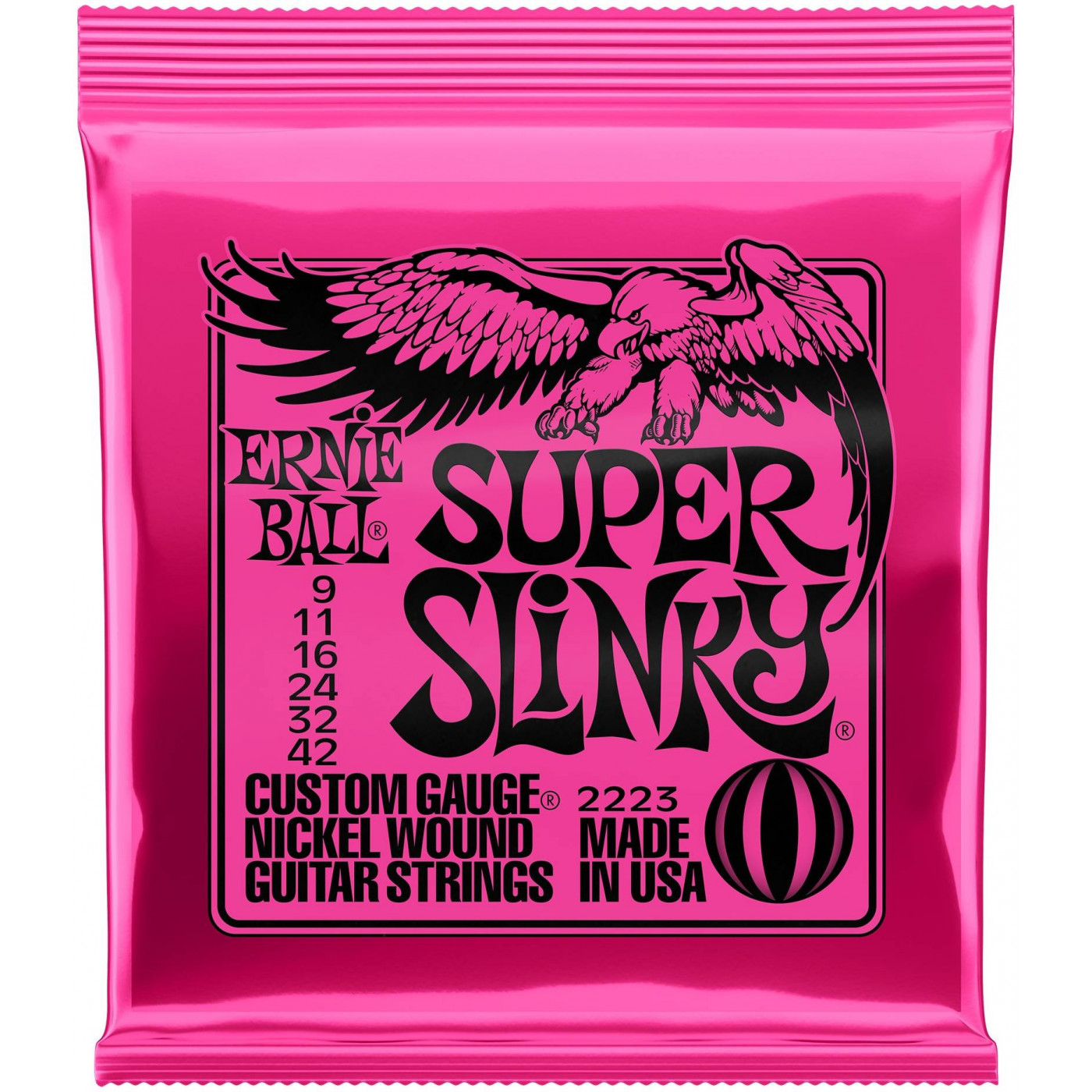 Струны для электрогитары Ernie Ball 2223 Super Slinky Nickel Wound