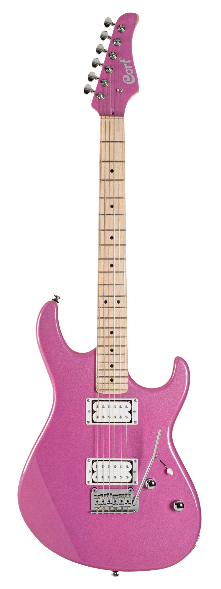 Cort G250-Spectrum-MPU G Series Электрогитара, розовая
