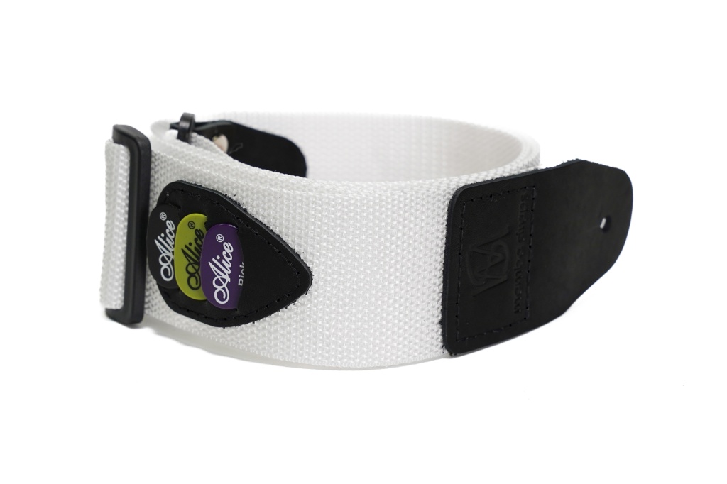 Mamba straps MB5030-067 Ремень для гитары, нейлоновый, белый