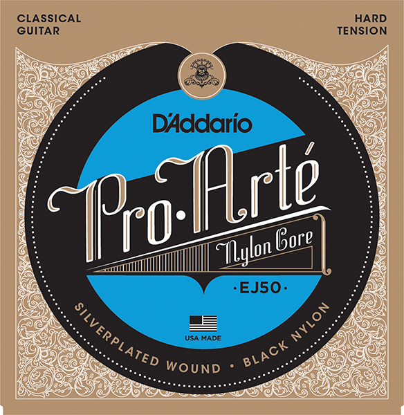 D`Addario EJ50 PRO ARTE Струны для классической гитары нейлоновые Hard