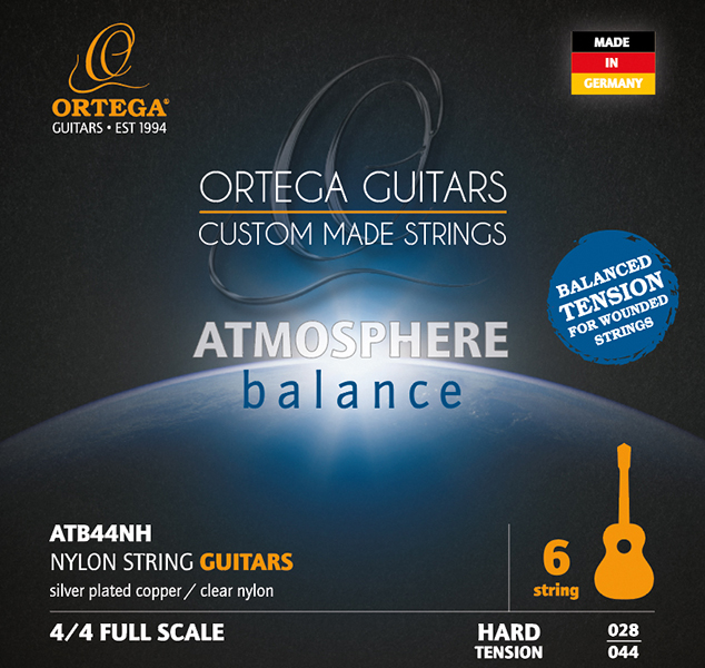 Ortega ATB44NH Atmosphere Balance Комплект струн для классической гитары, сильное натяжение
