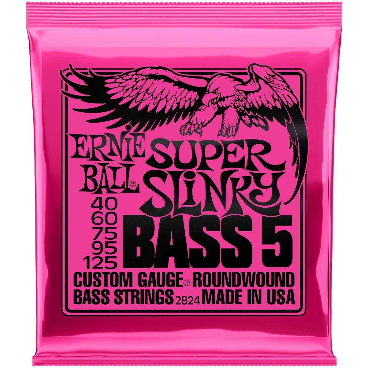 Струны для бас-гитары Ernie Ball 2824 Power Slinky Nickel Wound Bass