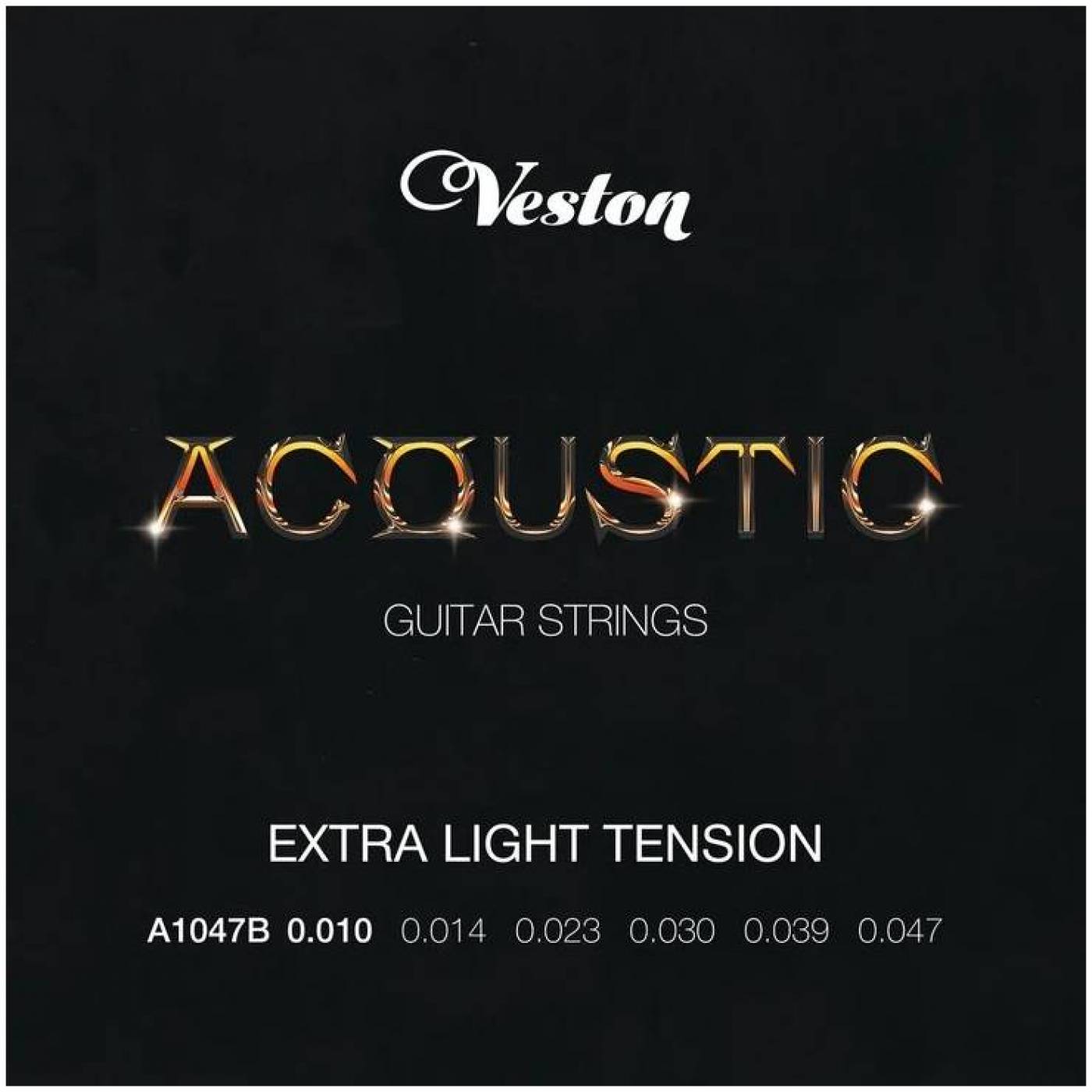 VESTON A1047 B - Струны для акустической гитары