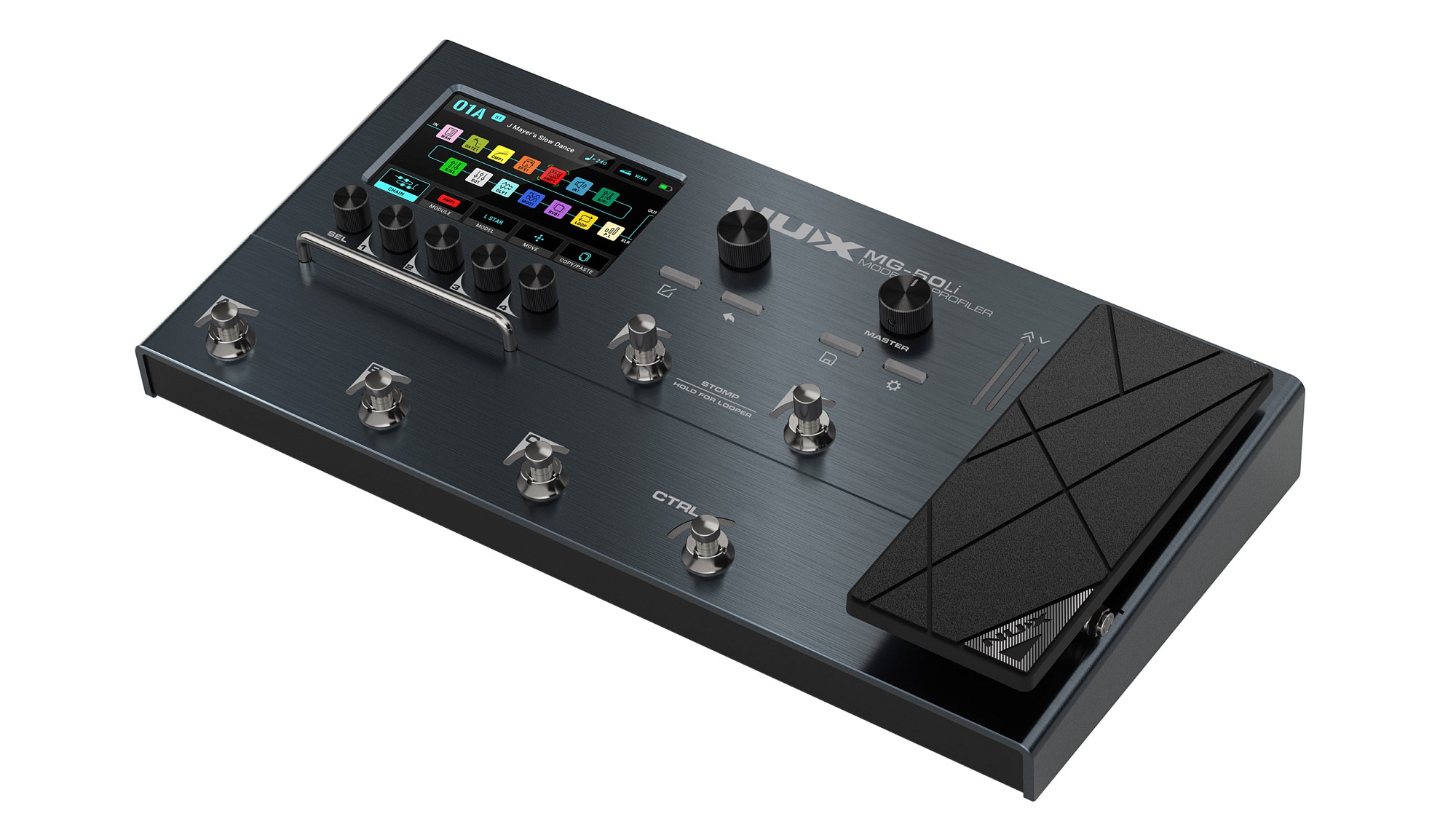 Nux MG-50LI-DB Процессор эффектов, портативный, темно-синий