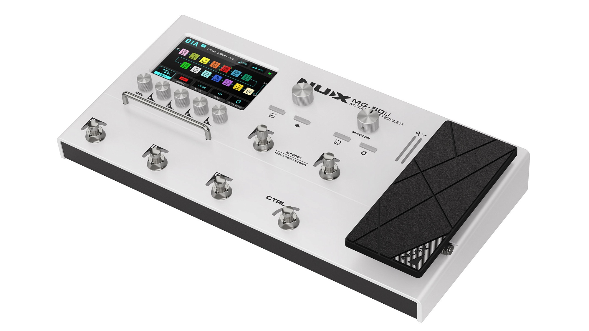 Nux MG-50LI-WH Процессор эффектов, портативный, белый