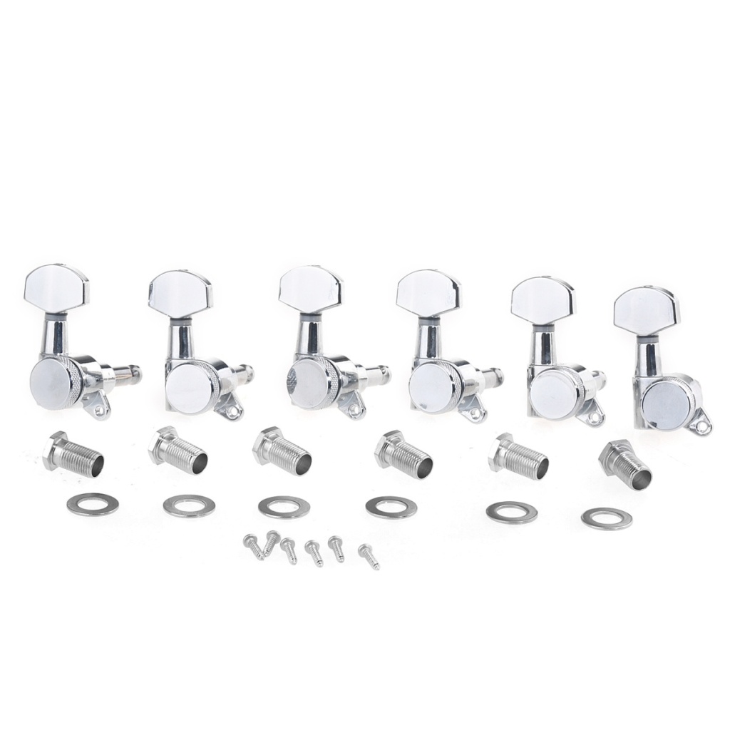 Musiclily MX1368CR-6 Колки для гитары, 6л, локовые, хром