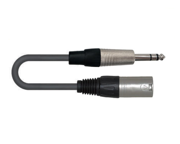 Leem SPTM-3 Кабель акустический XLRm-6.3мм, 1м