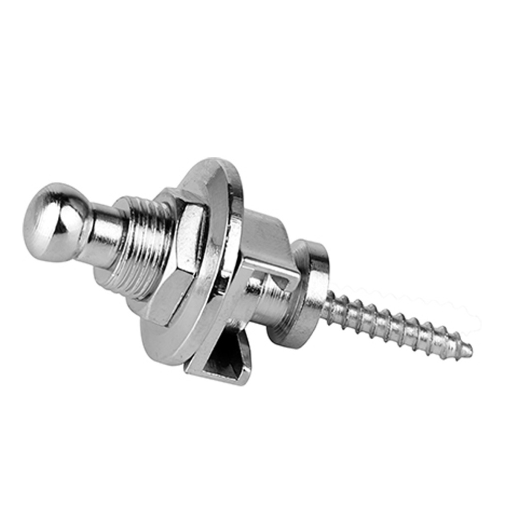 Musiclily M183-2 Крепление ремня с блокировкой(стреплоки), хром, 2шт