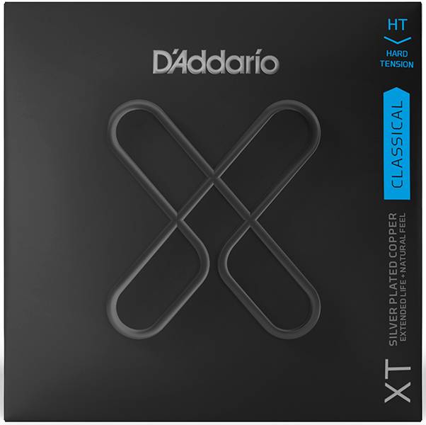D'Addario XTC46 Комплект струн для классической гитары, посеребр., сильное натяжение, с покрытием
