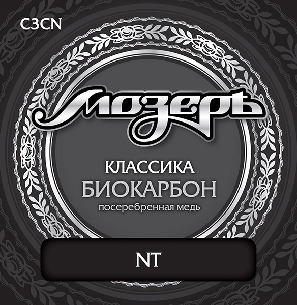 Мозеръ C3CN Комплект струн для классической гитары, биокарбон/посеребренная медь, среднее натяжение