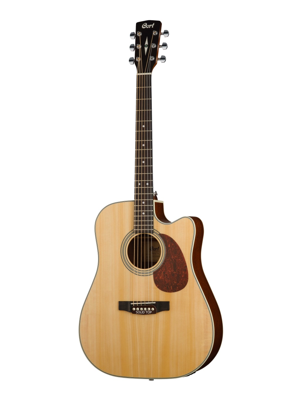 Cort MR600F-NS MR Series Электро-акустическая гитара, с вырезом, цвет натуральный матовый