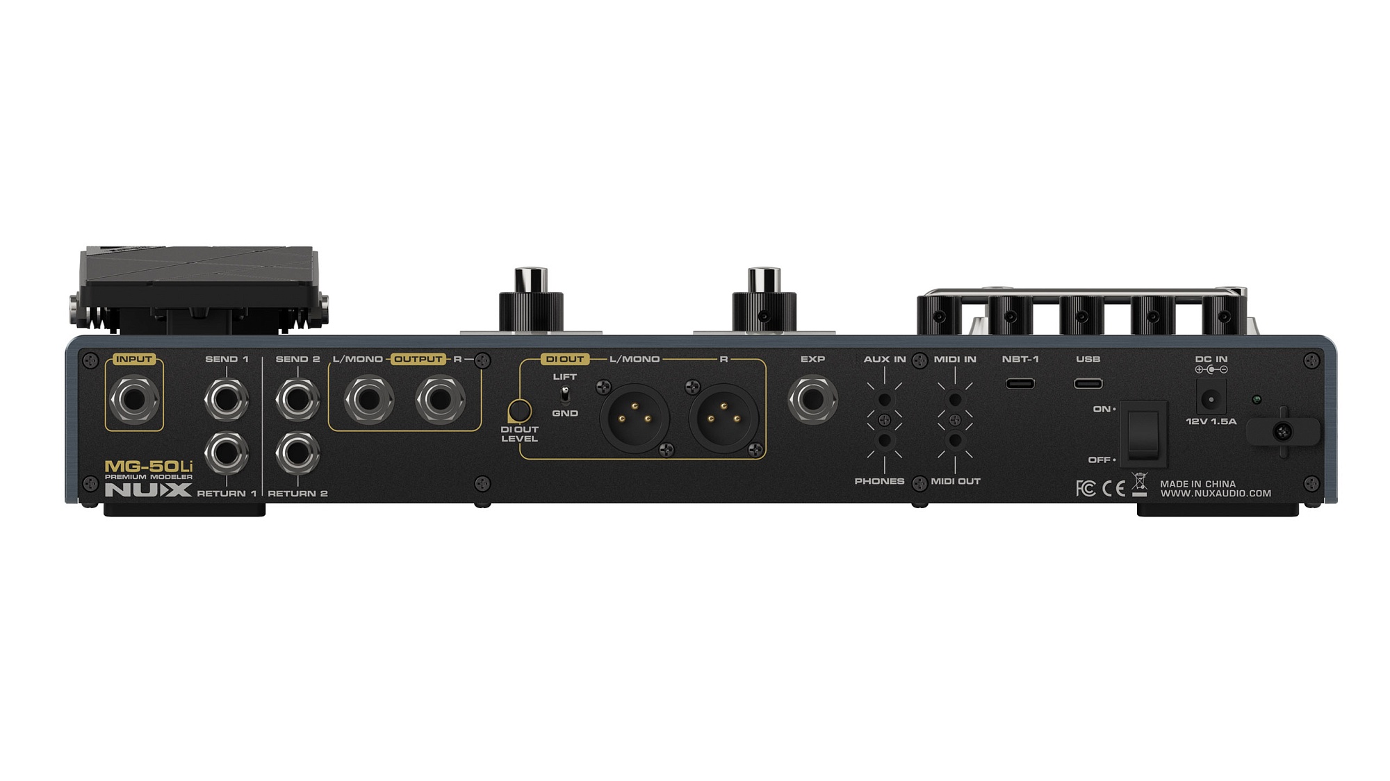 Nux MG-50LI-DB Процессор эффектов, портативный, темно-синий