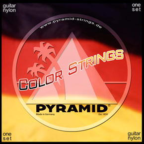 Pyramid C341200 Color Комплект струн для классической гитары, цветные, медь