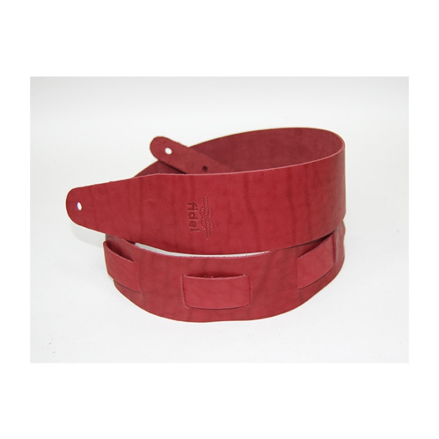 Fidel FL50030L Leather Ремень для гитары, кожаный, цвет гранат