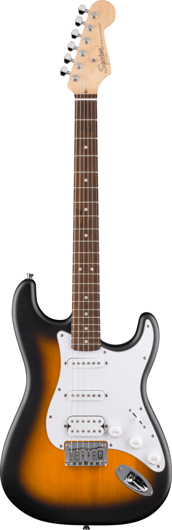 SQUIER DEBUT Stratocaster HT HSS LRL 2TS Электрогитара