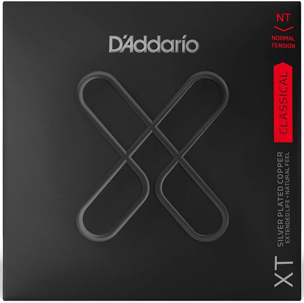 D'Addario XTC45 Комплект струн для классической гитары, посеребр., норм.натяжение, с покрытием