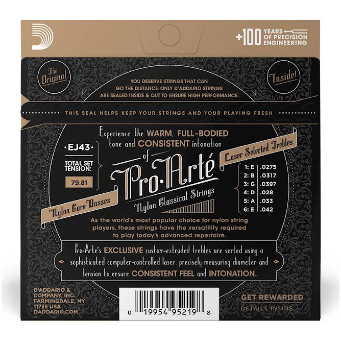D'ADDARIO EJ43 - Струны для классической гитары
