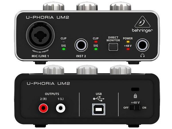 BEHRINGER UM2 Звуковая карта