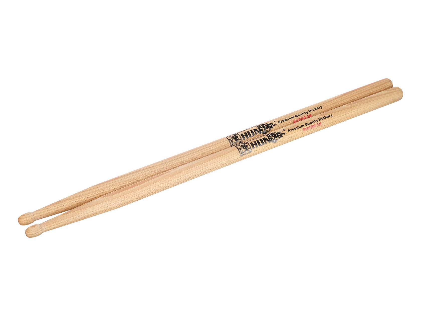 HUN 10101001024 (301004060) Natural Series Super-5B Барабанные палочки, орех гикори, дер наконечник