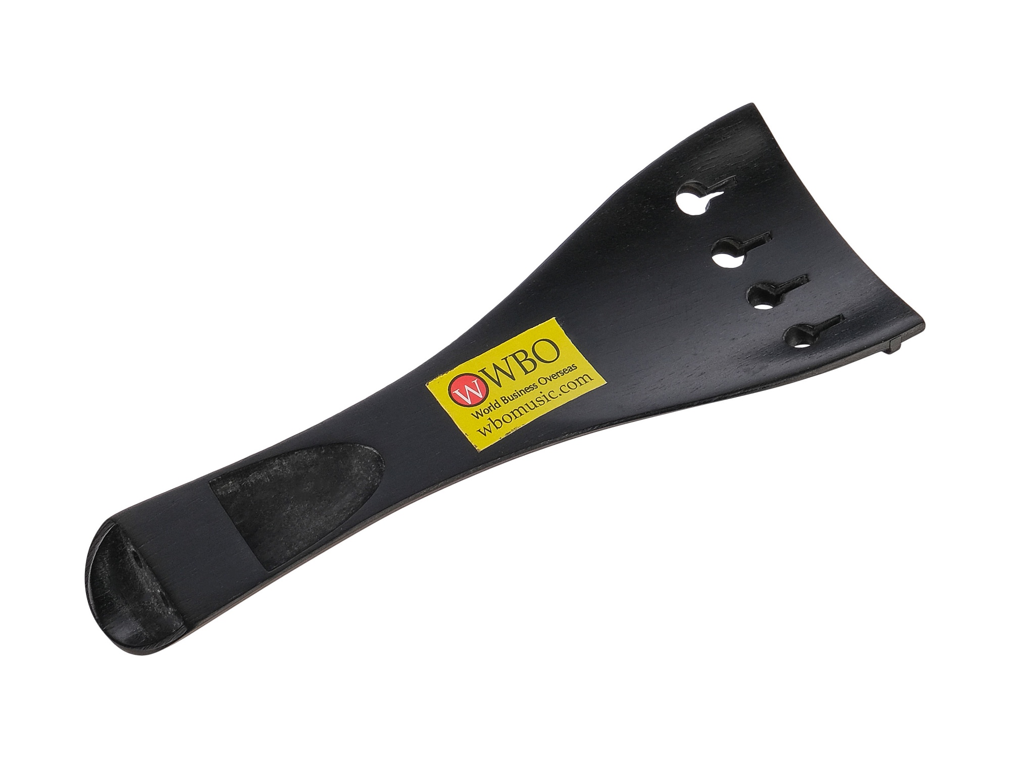 WBO VT01E-3/4 Струнодержатель для скрипки, круглый. Материал - черное дерево